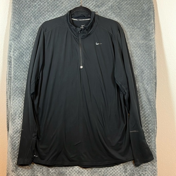 Nike Other - Nike Dri-Fit Black Mens 1/4 Zip